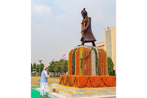 PM Modi's tribute to Swami Brahmanand